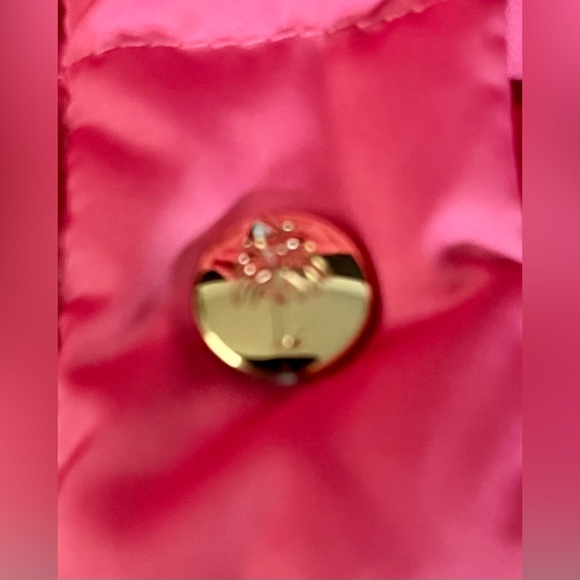 Lily Pulitzer Isabella Flamingo Pink Down Vest Size XS, Like new! - Picture 8 of 9
